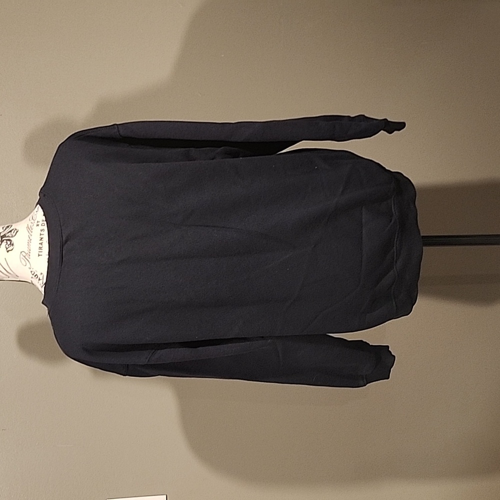 Black Sweatshirt with Yellow Butterfly Design - Picture 4 of 5